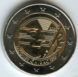 moneda 2 euro comemorativa FRANTA 2022 - J.Chirac, UNC