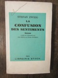 LA CONFUSION DES SENTIMENTS-STEFAN ZWEIG