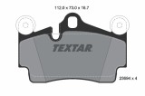 TEXTAR 2369402 set placute frana,frana disc