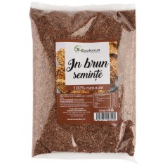 Seminte de in brun, 500g, EcoNatur foto