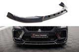 Spoiler Maxton Design versiunea 2 potrivit pentru bara frontala a BMW X6M F96 dupa 2020, lac negru Performance AutoTuning