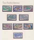 TAAF-1971-pesti-Dou Serii complete de cate 5 si 3 timbre nestampilate conf scan