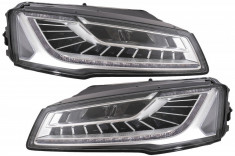 Faruri Full LED compatibil cu AUDI A8 Sedan Facelift (4H, D4) (2014-2017) Facelift Matrix Design Semnalizare Dinamica Secventiala foto