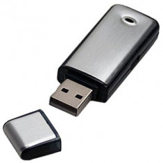 Mini reportofon in forma de stick USB, 8 GB, negru foto