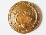 Rara! Medalie UNC Simpozionul National de Telecomunicatii Botosani 1983 la cel mai mic preț,diametrul=60 mm,greutate=87 grame
