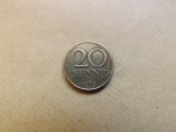 Republica Democrata Germania 20 Pfennig 1969