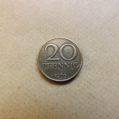 Republica Democrata Germania 20 Pfennig 1969