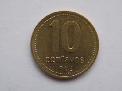 10 CENTAVOS 1992 ARGENTINA foto