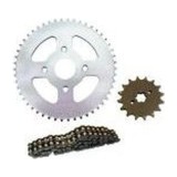Kit lant ATV 428 - 128L si pinioane 428-38T / 428-15T