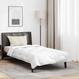 Set de pilote de iarnă cu pernă 2 pcs Alb 140 x 200 cm Microfibră