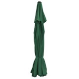 Cumpara ieftin Panza de schimb umbrela de soare de gradina, verde, 515 cm