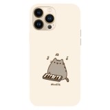 Husa compatibila cu Apple iPhone 14 Plus, Viceversa, model Lets do music Pusheen, Silicon, TPU, Transparent, Carcasa