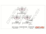 Dr!ve+ DP1010.10.0033 set placute frana,frana disc