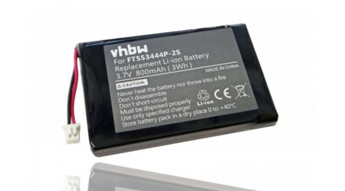 Baterie radio VHBW de &icirc;nlocuire pentru FT553444P-2S - 800 mAh 3,7 V Li-Ion