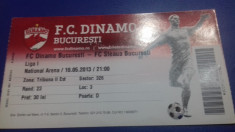 Bilet Dinamo - Steaua foto