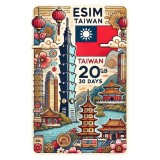 eSIM Taiwan, 20GB, 30 Days, Standard