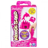 Rezerva nisip colorat Kinetic Sand, roz, 227g