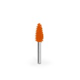 Raspel lacrima 6,4 mm coadă 3,2mm, Granulatie Saburr FOARTE ASPRA - PORTOCALIE