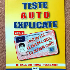 Teste auto explicate. Categoria B. Editura Prahova, 2023 - Ion Herea