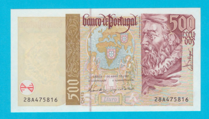 Portugalia 500 Escudos 1997 &#039;Sfera Literelor&#039; UNC serie: 28A475816
