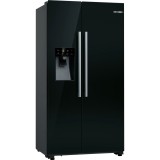 Side by Side Bosch Seria 6 KAD93ABEP, Iluminare LED, No Frost, 562 l, Negru, Clasa E