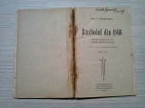 RAZBOIUL DIN 1866 - I. Manolescu - Rasaritul, 1921, 161 p.+ 23 crochiuri, schite