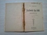 RAZBOIUL DIN 1866 - I. Manolescu - Rasaritul, 1921, 161 p.+ 23 crochiuri, schite