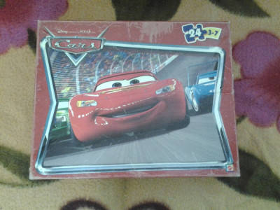 Mattel Disney Cars McQueen Puzzle copii 24 piese +3 ani foto