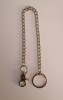 Lanț Inox Universal: Chei, Ceas de Buzunar - 30cm - Nou