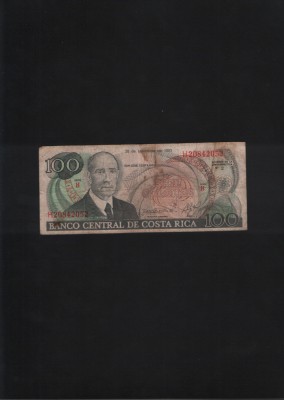 Costa Rica 100 colones 1993 seria20842052 foto