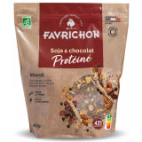 Musli BIO cu 43% proteine, soia si ciocolata Favrichon