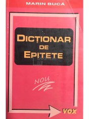 Marin Buca - Dictionar de epitete (Editia: 1999) foto