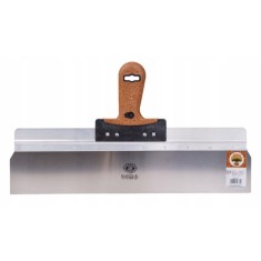 Spaclu inox fatade, 58x10 cm x 0.5 mm, maner pluta, Olejnik