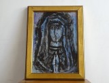 Tablou vechi, Alexandru Istrati - &rsquo;Muza&rsquo;, tehnica mixta