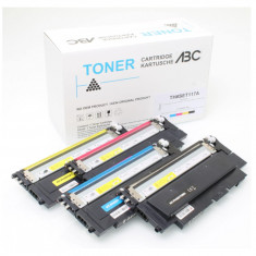 Set 4 cartuse de toner compatibile ABC pentru HP 117A W2070A - W2073A pentru HP Color Laser 150 150a 150nw MFP 178 178nw 178nwg 179 179fnw 179fwg - NO