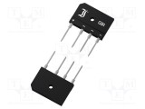 Punte redresoare monofazată DIOTEC SEMICONDUCTOR 1,6kV 25A GBI