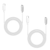 Cablu prelungitor USB-C mascul-feminin 6m pentru camere cu orientare pan/tilt &ndash; Alb