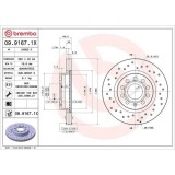 Set disc frana Audi A3 (8p1) 05.03-12.13 ; Seat Altea (5p1) 03.04-12.15, Altea Xl (5p5 5p8) 10.06-12.15, Leon (1p1) 05.05-12.13, Toledo 3 (5p2) 04.04