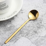 Set 6 Lingurite Aurii Maner Lung Inox 16.5cm - Tacamuri Copii Elegante