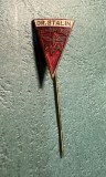 Insigna Aripile CFR OR. Stalin Brasov 1950 1960 comunista RPR