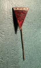 Insigna Aripile CFR OR. Stalin Brasov 1950 1960 comunista RPR