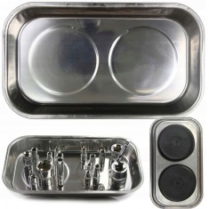 Tava magnetica dreptunghiulara pentru atelier Pro 237x136x28 mm foto