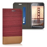 Husa pentru Samsung Galaxy Xcover 3, Textil, Rosu, 38237.20, Kwmobile