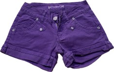 Pantalon scurt , dama , marimea 25 , culoarea mov
