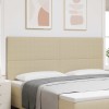 VidaXL Tăblie cap Manual gri verde deschis 200 cm Țesătură cu dungi 3337739