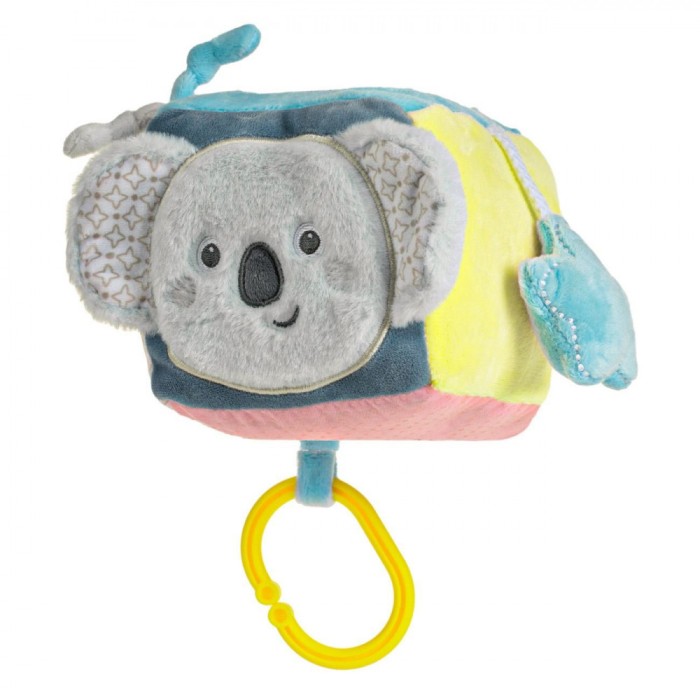 Jucărie Suspendabilă, Model Koala, Multicolor, Cu Oglindă și Zornăitoare, 11x11x11cm