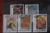 TS24/01 Timbre Peru - Nestampilat Flora, Stampilat