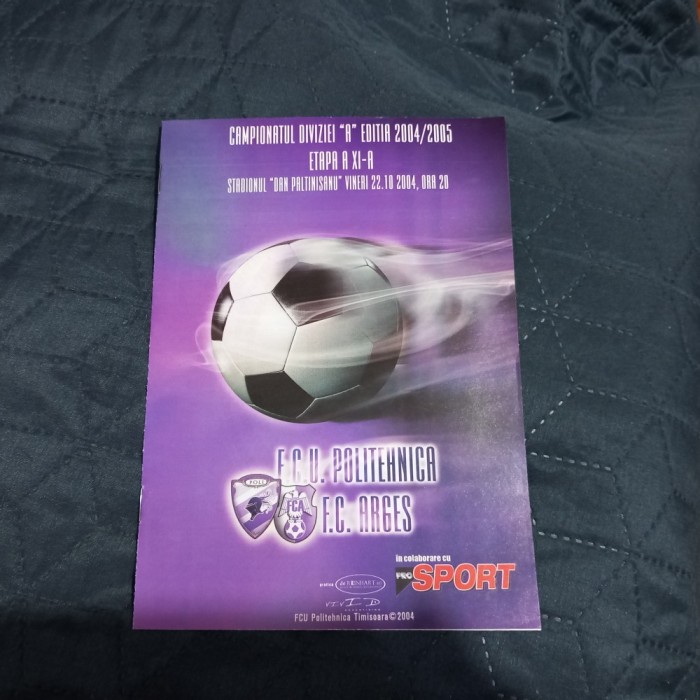 PROGRAM FCU Poli Timisoara - FC Arges