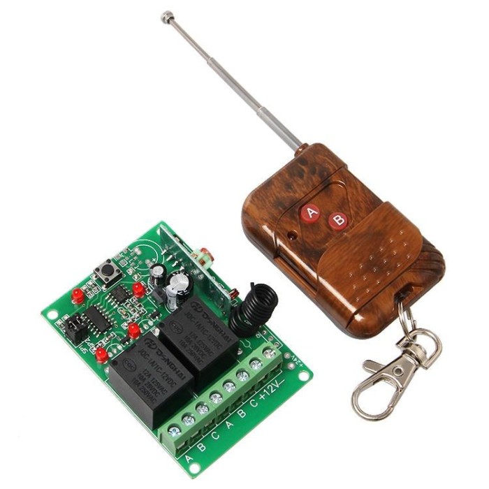 Kit Telecomanda + Receptor cu 2 canale pentru automatizari (tip1) FAVLine Selection