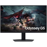 Monitor Samsung Odyssey G5, 27, QHD, IPS, 180Hz, 1ms, Negru